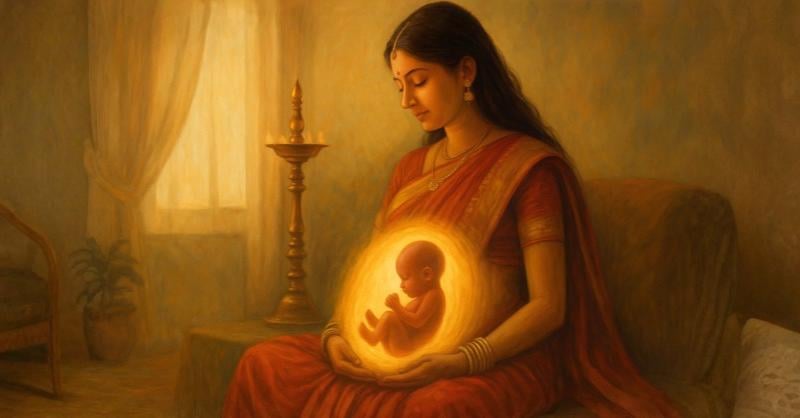 Mother into Wisdom if Gharbha